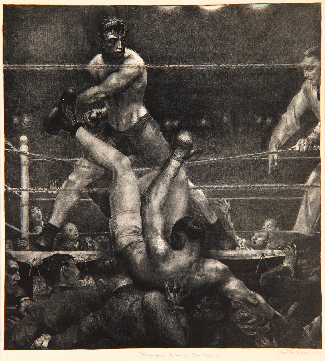 Dempsey köysien läpi, 1923-24 tekijältä George Wesley Bellows