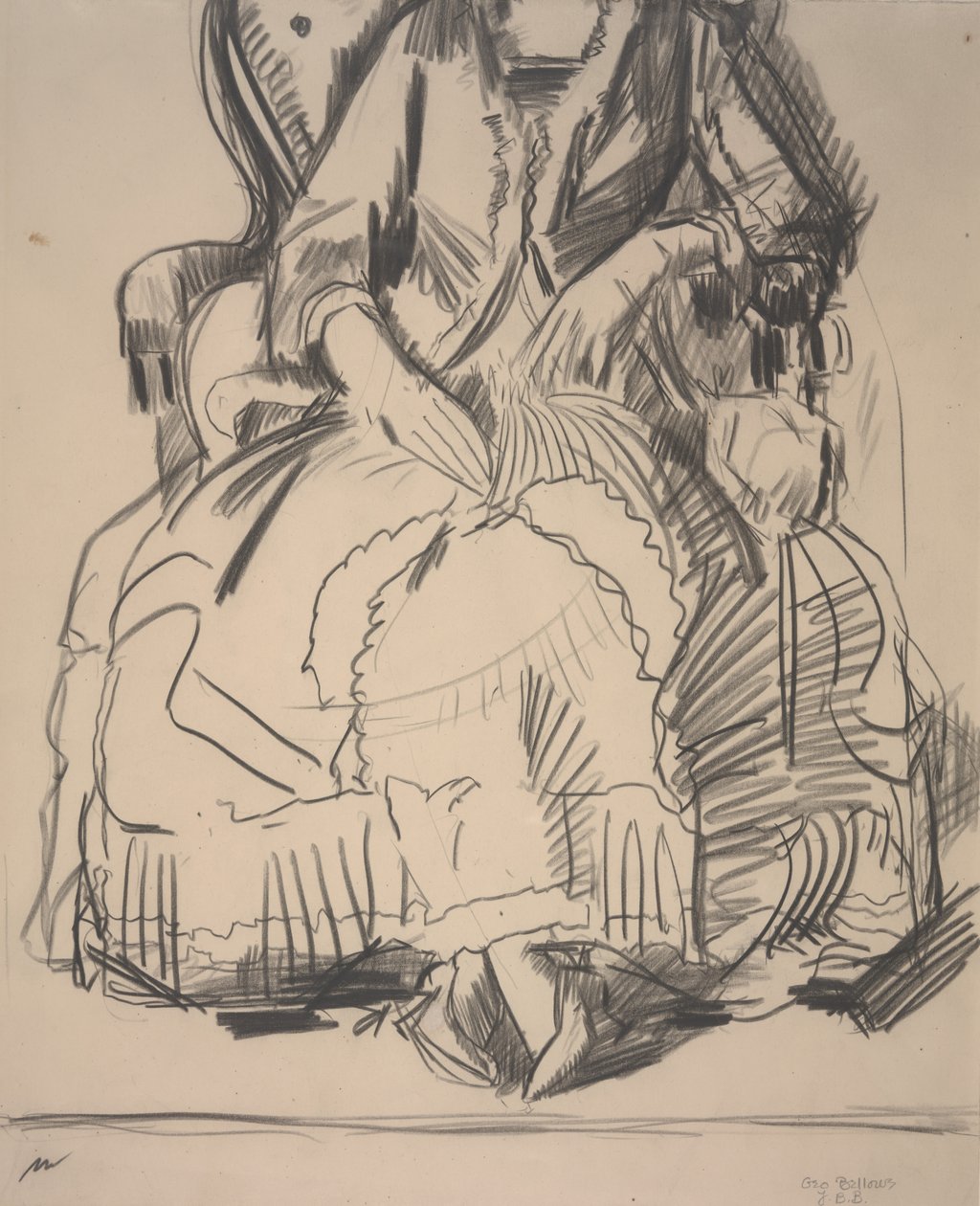 Emma violetissa mekossa tekijältä George Wesley Bellows