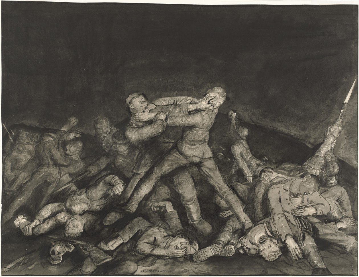 Kersantti Pellyn haamu, 1918. tekijältä George Wesley Bellows