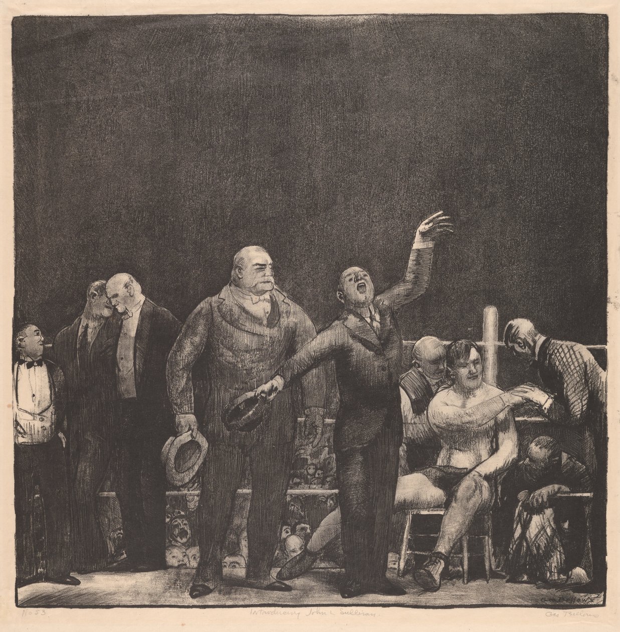 John L. Sullivanin esittely tekijältä George Wesley Bellows