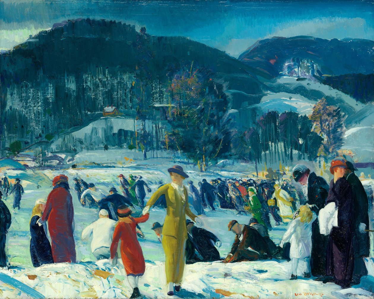 Talven rakkaus, 1914 tekijältä George Wesley Bellows