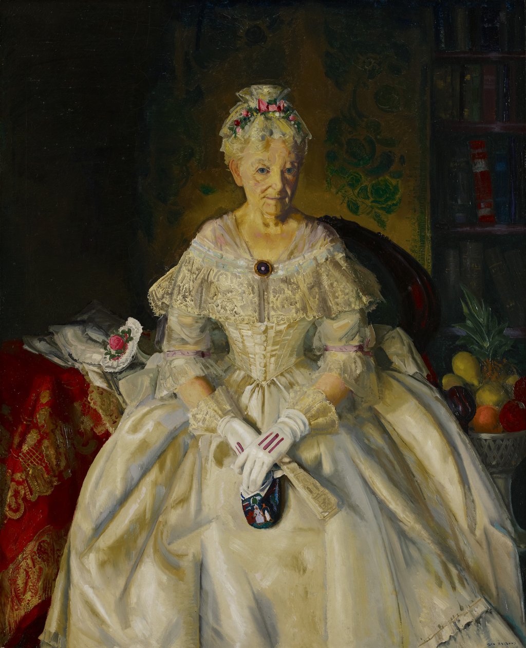 Rouva T. Cream Silkissä, nro 2 tekijältä George Wesley Bellows
