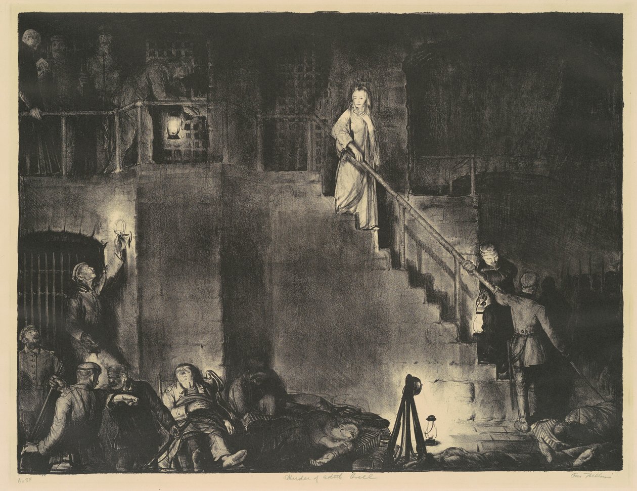 Edith Cavellin murha tekijältä George Wesley Bellows