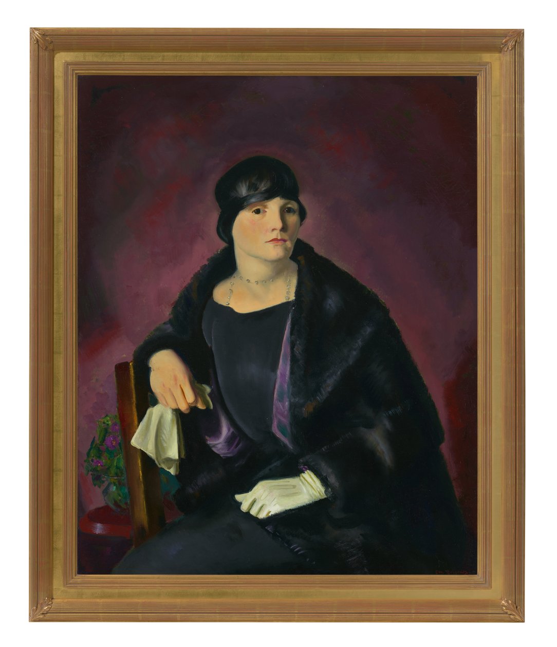 Rouva Walter Richterin muotokuva (öljy kankaalle) tekijältä George Wesley Bellows