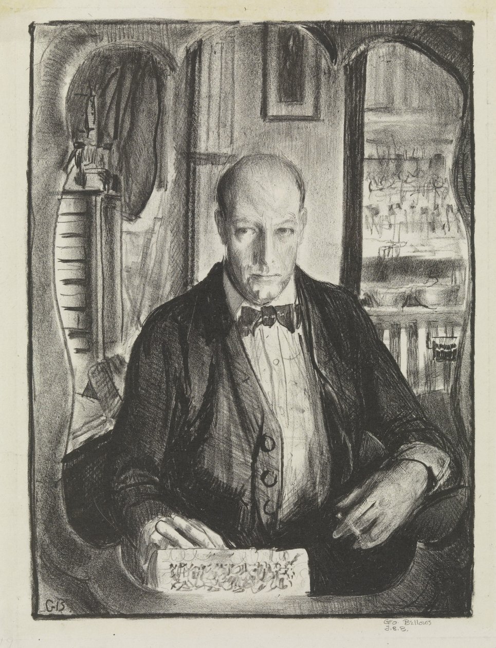 Omakuva, 1921 tekijältä George Wesley Bellows