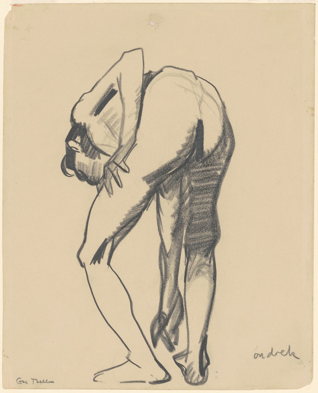 Tutkimus Riverfront No. 1:lle, c. 1915. tekijältä George Wesley Bellows