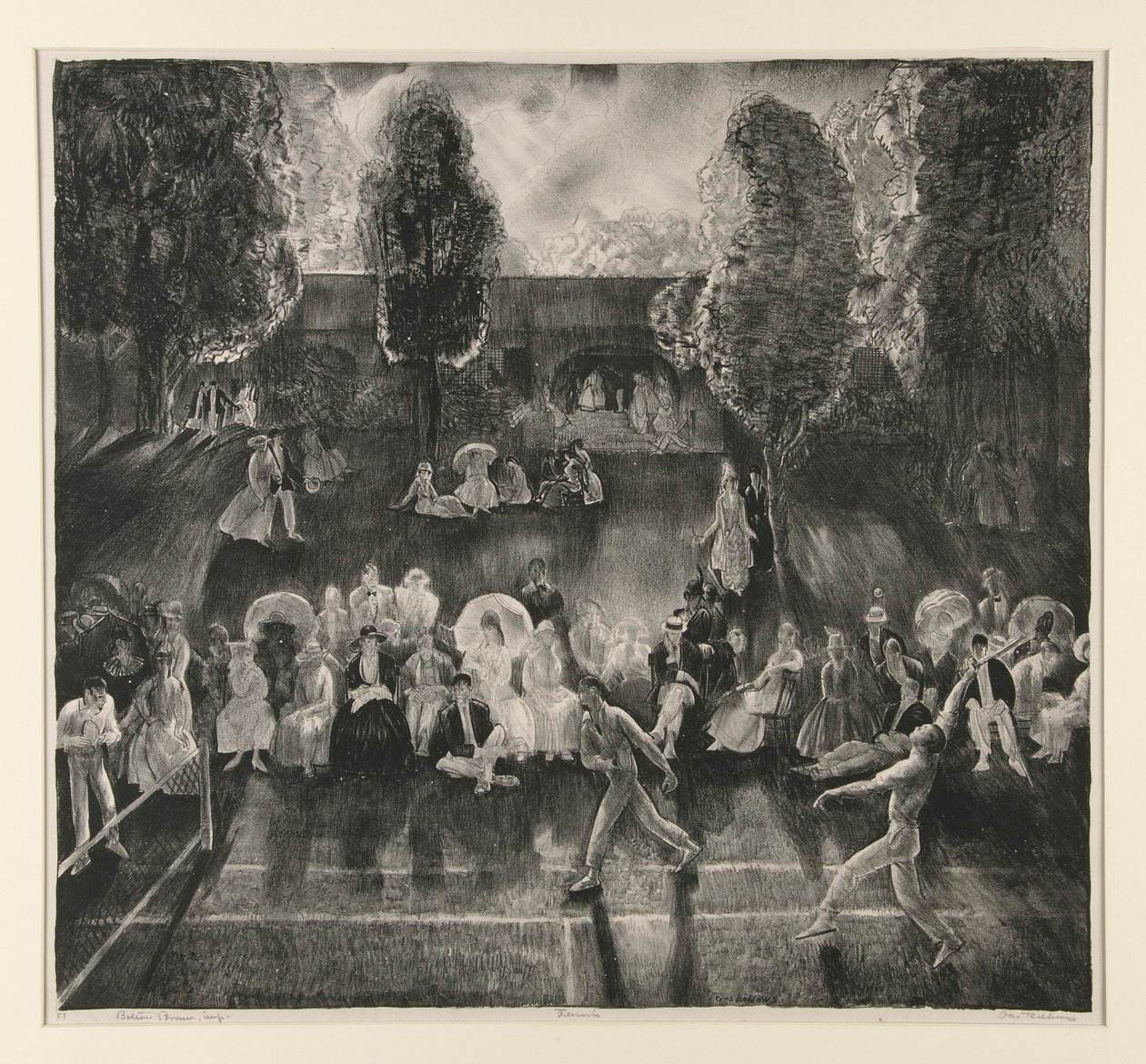 Tennis tekijältä George Wesley Bellows