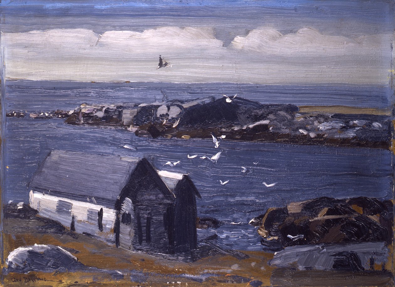 The Gulls, Monhegan, n. 1913 tekijältä George Wesley Bellows