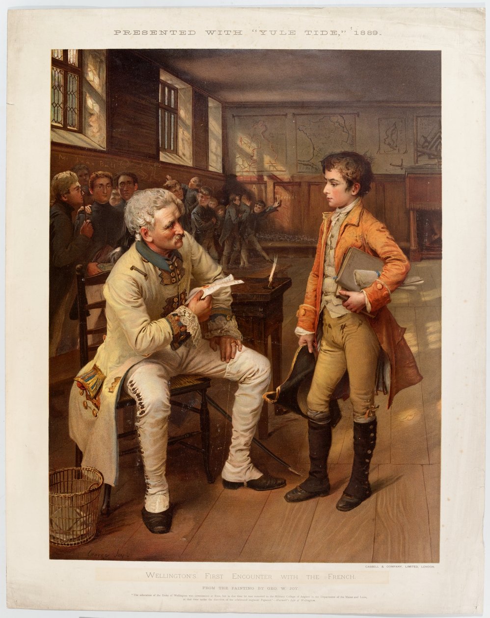 Wellingtonin ensimmäinen kohtaaminen ranskalaisten kanssa, 1785 tekijältä George William Joy