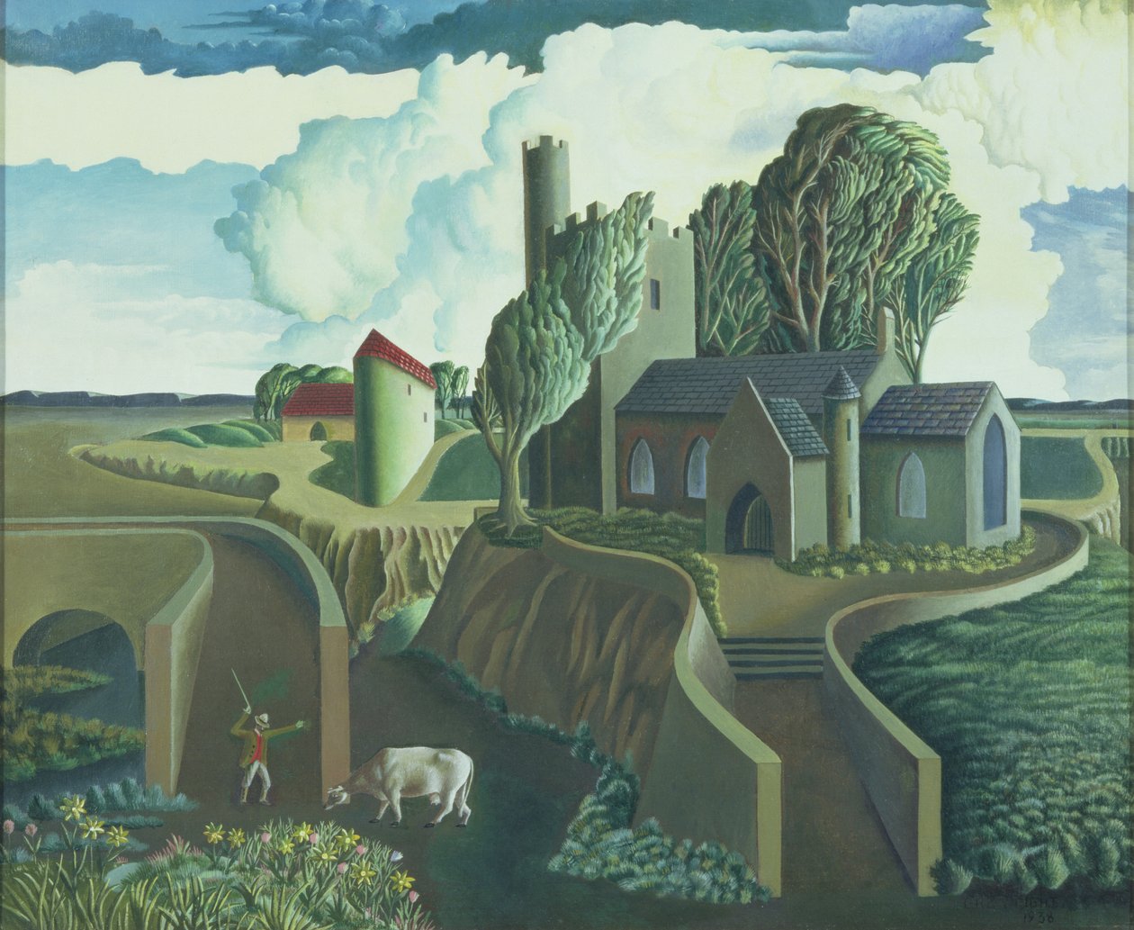 Kukkulan kirkko, 1930-luku tekijältä George Wright