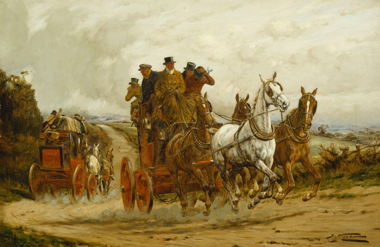 Lontoosta Yorkiin Stagecoaches tekijältä George Wright