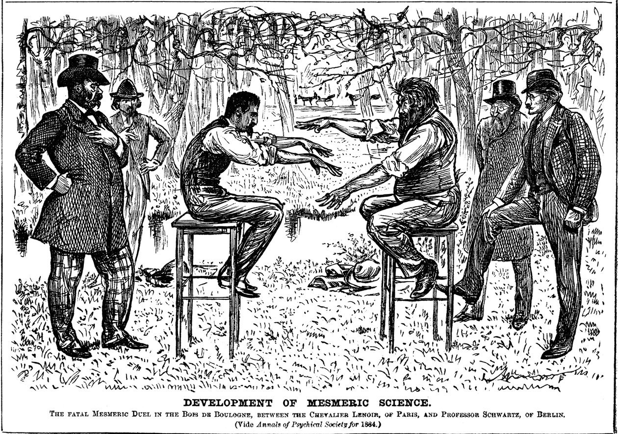 Mesmerisen tieteen kehitys, 1883 tekijältä George du Maurier