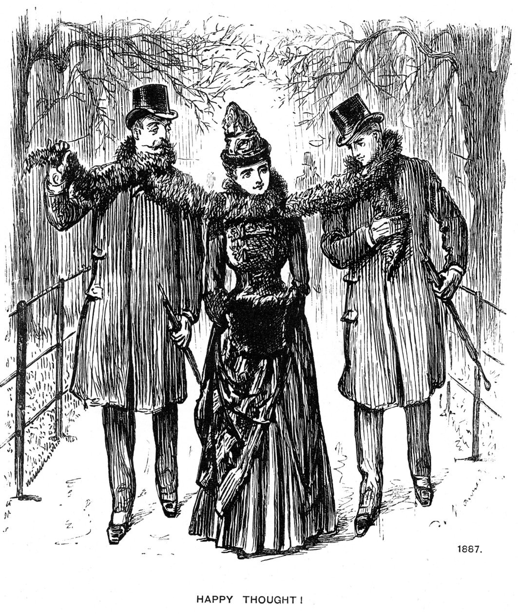 Hyvää ajatusta!, 1887 1891. tekijältä George du Maurier