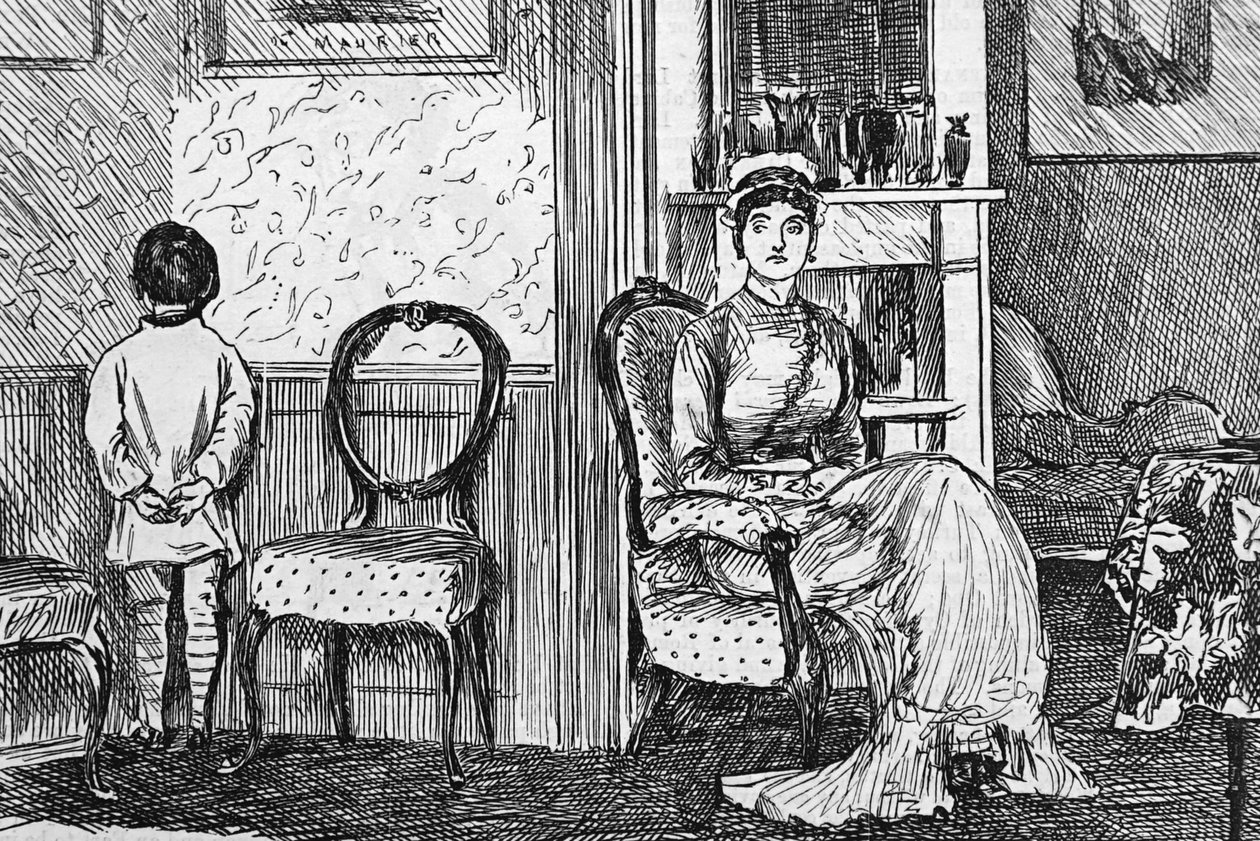 Yläkäden ylläpitämisen vaikeus tekijältä George du Maurier