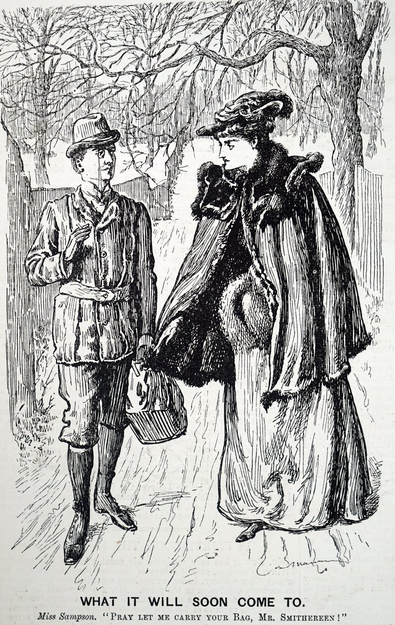 Nykyajan naisen käyttäytyminen. tekijältä George du Maurier