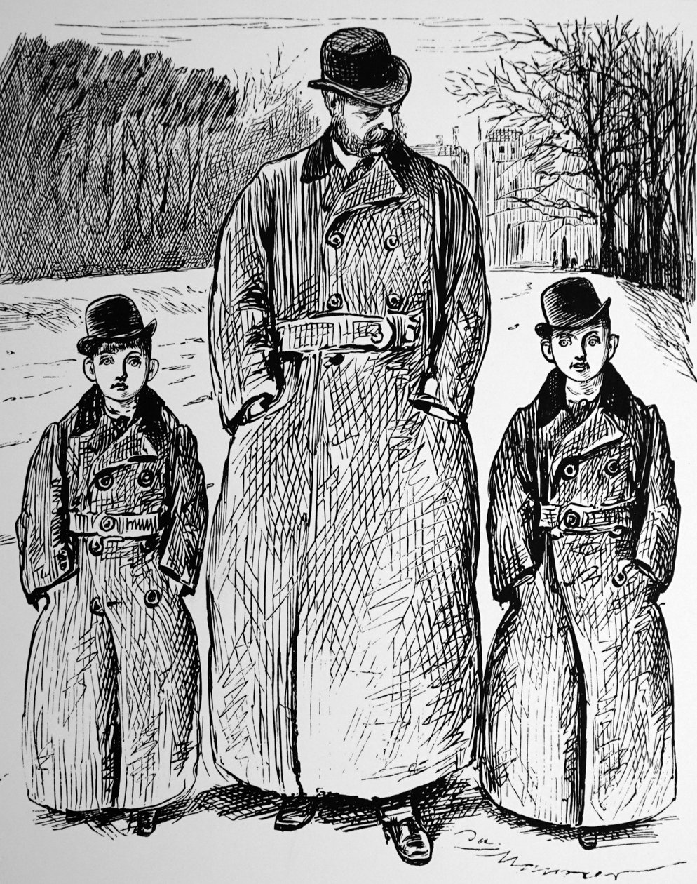 Shillingin sähke tekijältä George du Maurier