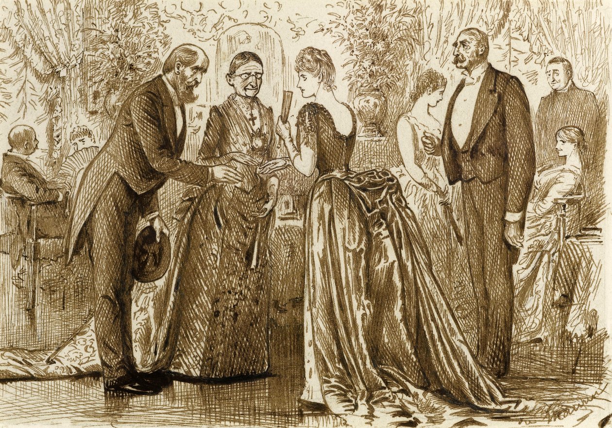 Asiat, jotka olisi haluttu ilmaista eri tavalla, n. 1880 tekijältä George du Maurier
