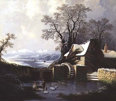 Talvinen maisema tekijältä George of Chichester Smith