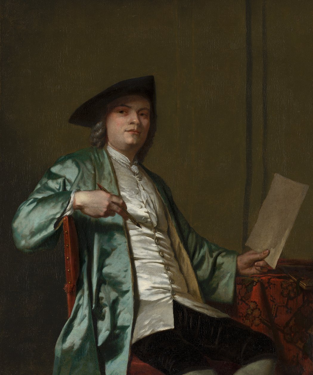 Cornelis Ploos van Amstelin muotokuva, n. 1758 tekijältä George van der Mijn