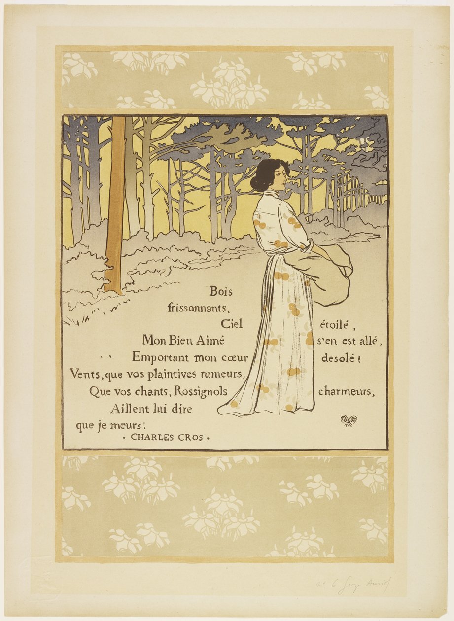 Trembling Woods, 1893 tekijältä Georges Auriol