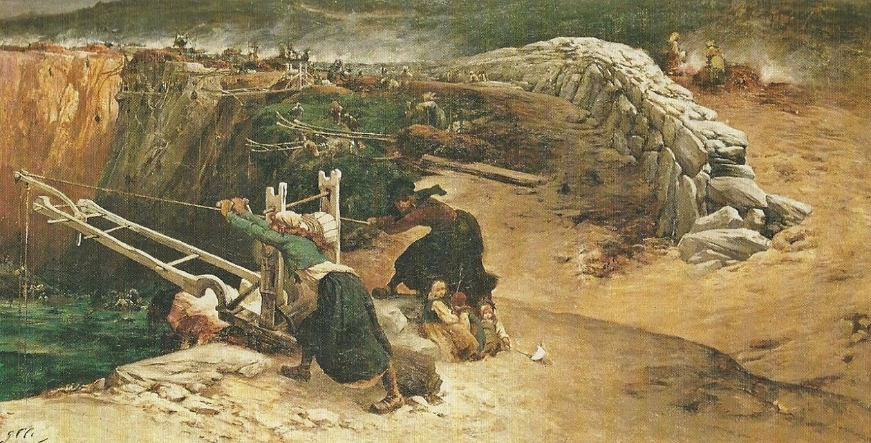 Kelpin polttaminen Pointe du Razilla tekijältä Georges Clairin