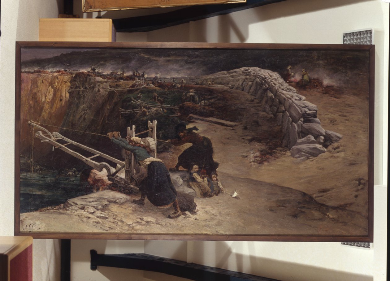 Les brûleuses de varech tekijältä Georges Clairin