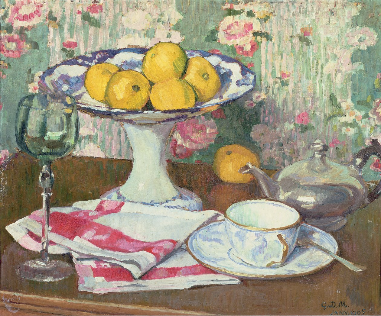 Asetelma hedelmäruoan kanssa, 1905 tekijältä George Daniel de Monfreid