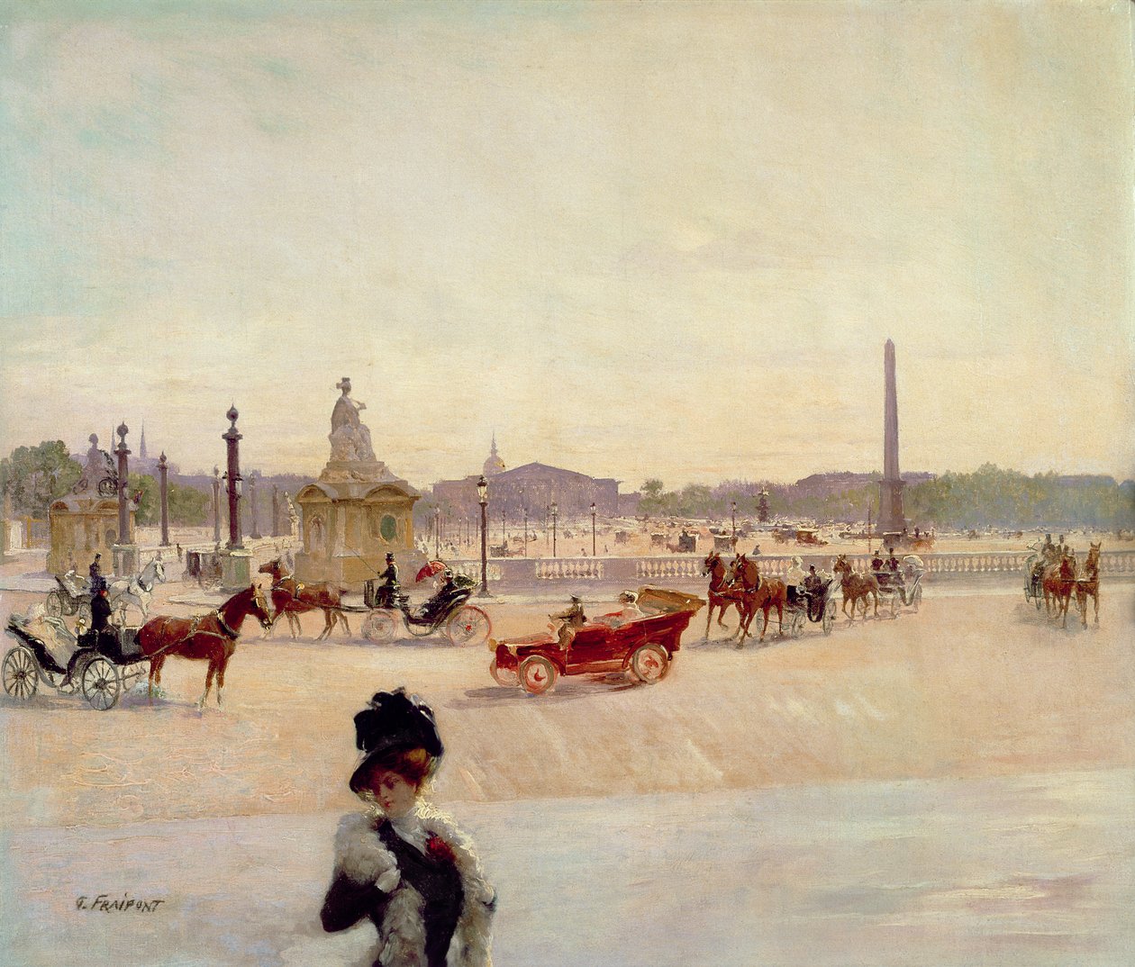 Place de la Concorde, Pariisi tekijältä Georges Fraipont
