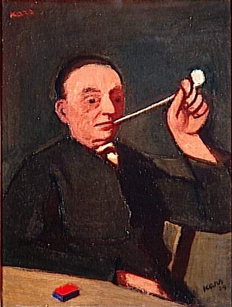 Autoportrait ou lHomme a la pipen tekijältä Georges Karpeles
