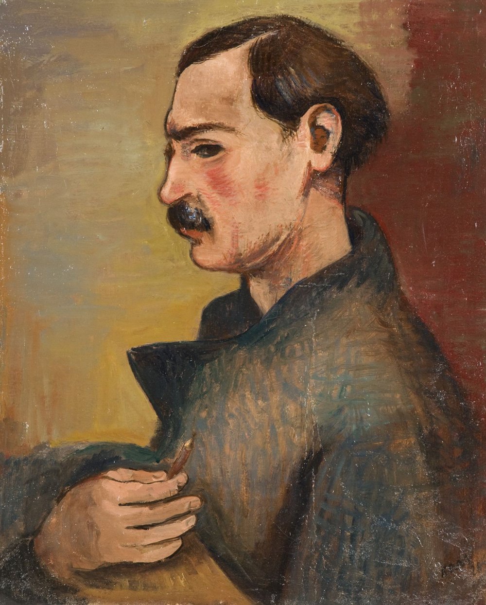 Portrat des Malers UtrillonFrancais: Portrait de Maurice UtrillonCestina: Portret malire Utrillan tekijältä Georges Karpeles