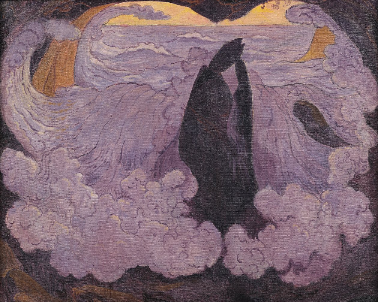 Violetti aalto, n. 1895-1896 tekijältä Georges Lacombe