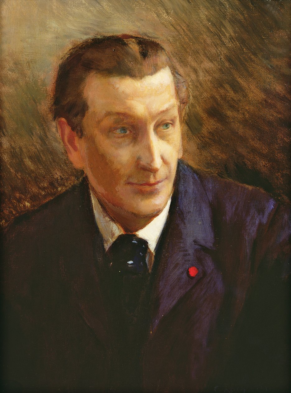 Francois Coppeen muotokuva (1842-1908) tekijältä Georges Marie Rochegrosse