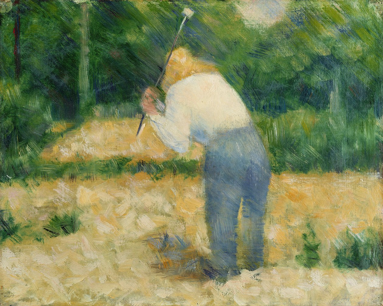 Kivenmurtaja, n. 1882 tekijältä Georges Seurat
