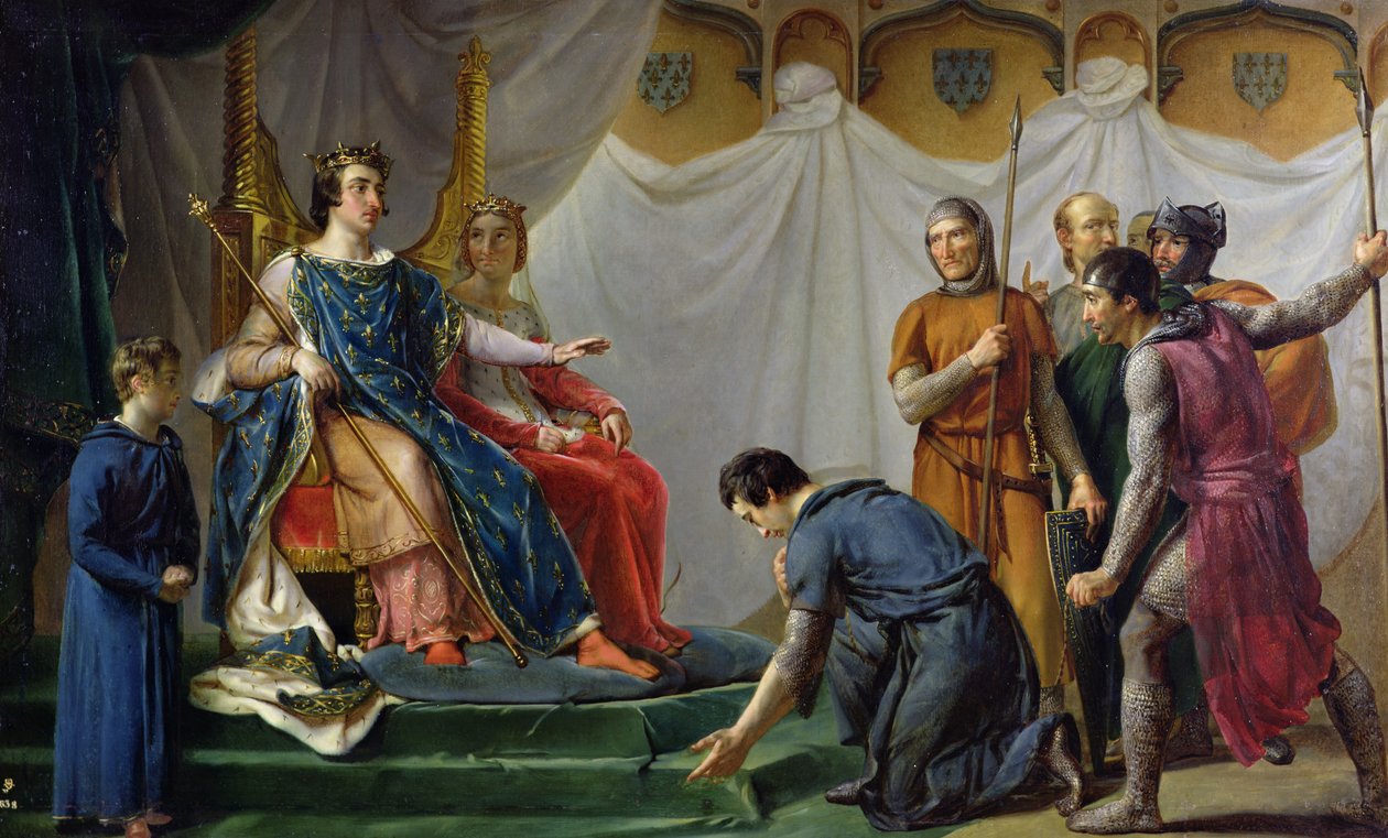 St. Louis (1214-70) Armahdus Mauclerc tekijältä Georges Rouget