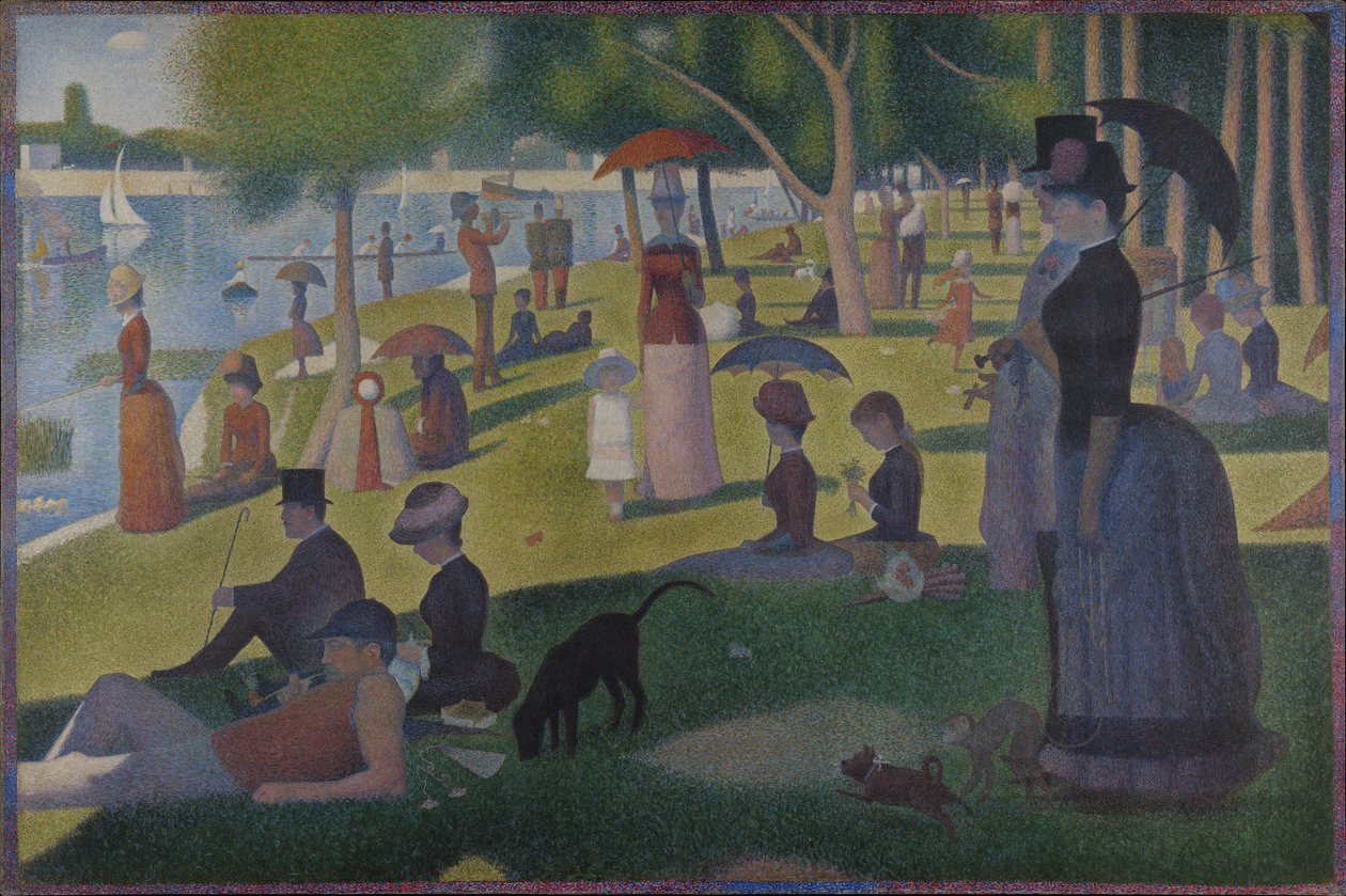 Sunnuntai La Grande Jattella -- 1884 tekijältä Georges Seurat