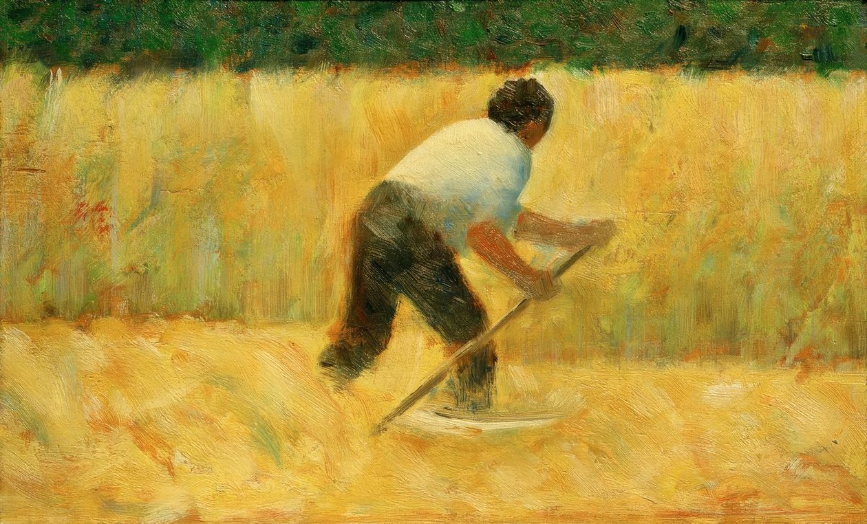 Le Faucheur (Der Mäher) tekijältä Georges Seurat