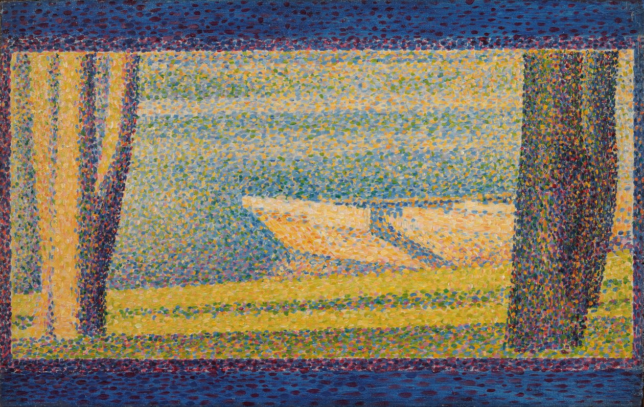 Kiinnitetyt veneet ja puut tekijältä Georges Seurat