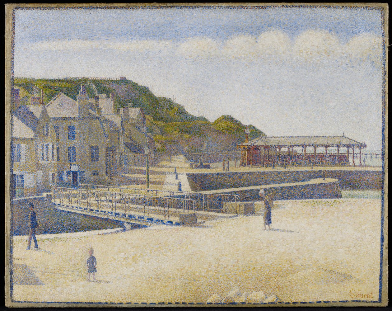 Port-en-Bessin, 1888 tekijältä Georges Seurat