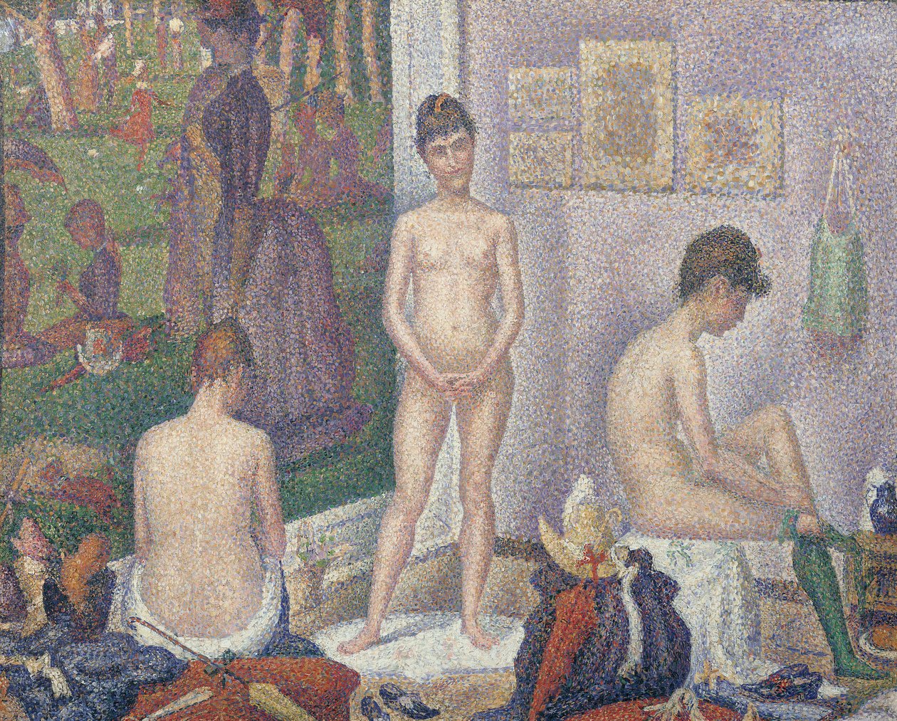 Mallit, 1888 tekijältä Georges Seurat