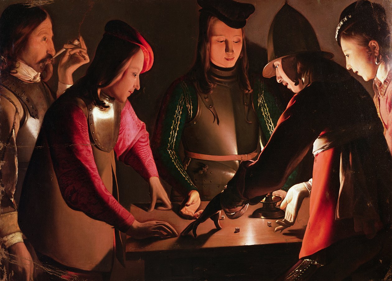 Noppapelaajat tekijältä Georges de La Tour