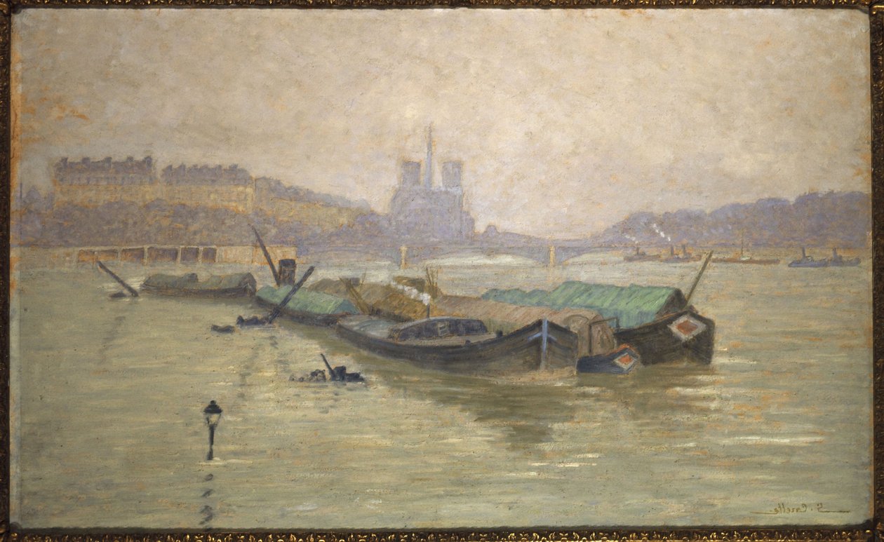 Ile Saint-Louis ja Notre-Dame, näkymiä Pont d
