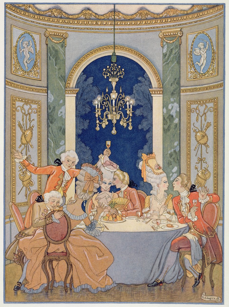 Kuvitus Pierre Choderlos de Laclosin (1741-1803) 