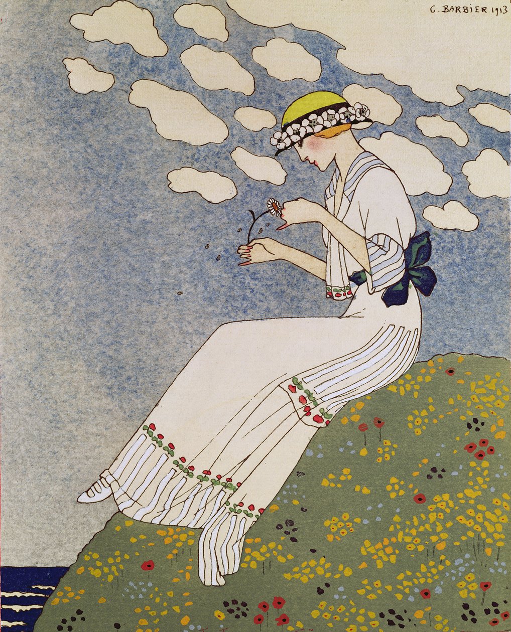 Älä sano mitään, Gazette du Bon Ton nro 10 tekijältä Georges (after) Barbier