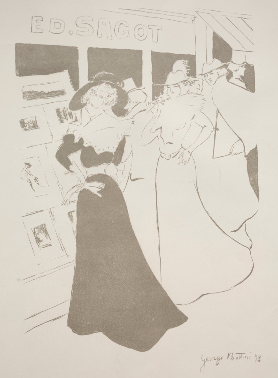Sagotsin galleria, 1898. tekijältä Georges Alfred Bottini