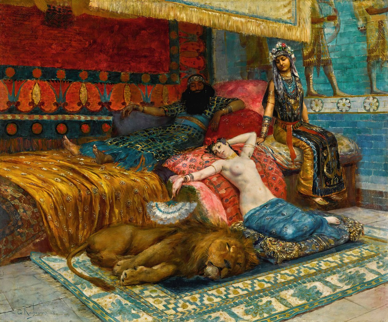 Tyhjä hetkiä, 1888. tekijältä Georges Antoine Rochegrosse