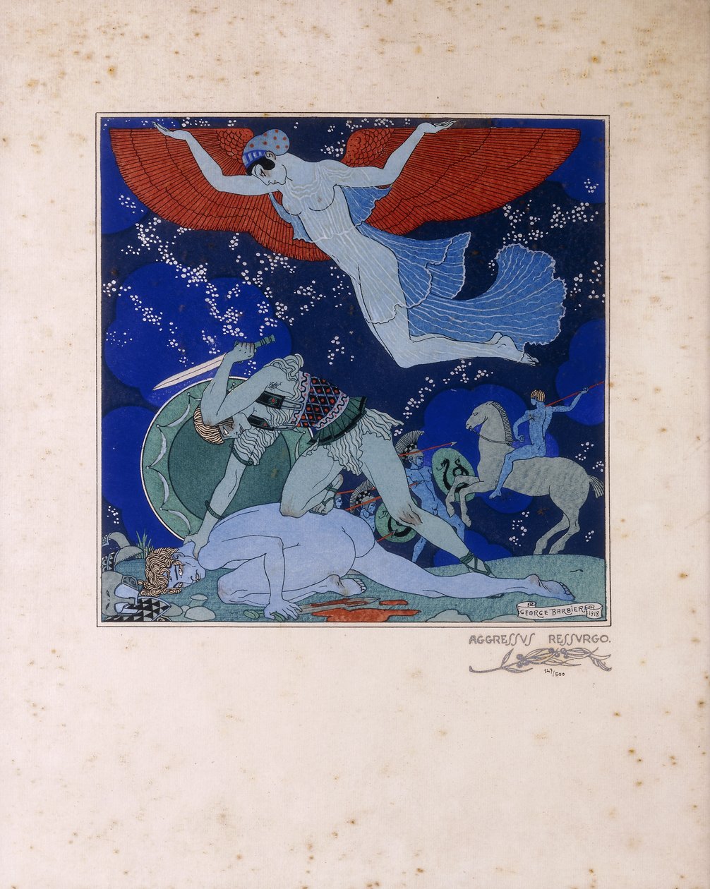 nousen taas tekijältä Georges Barbier