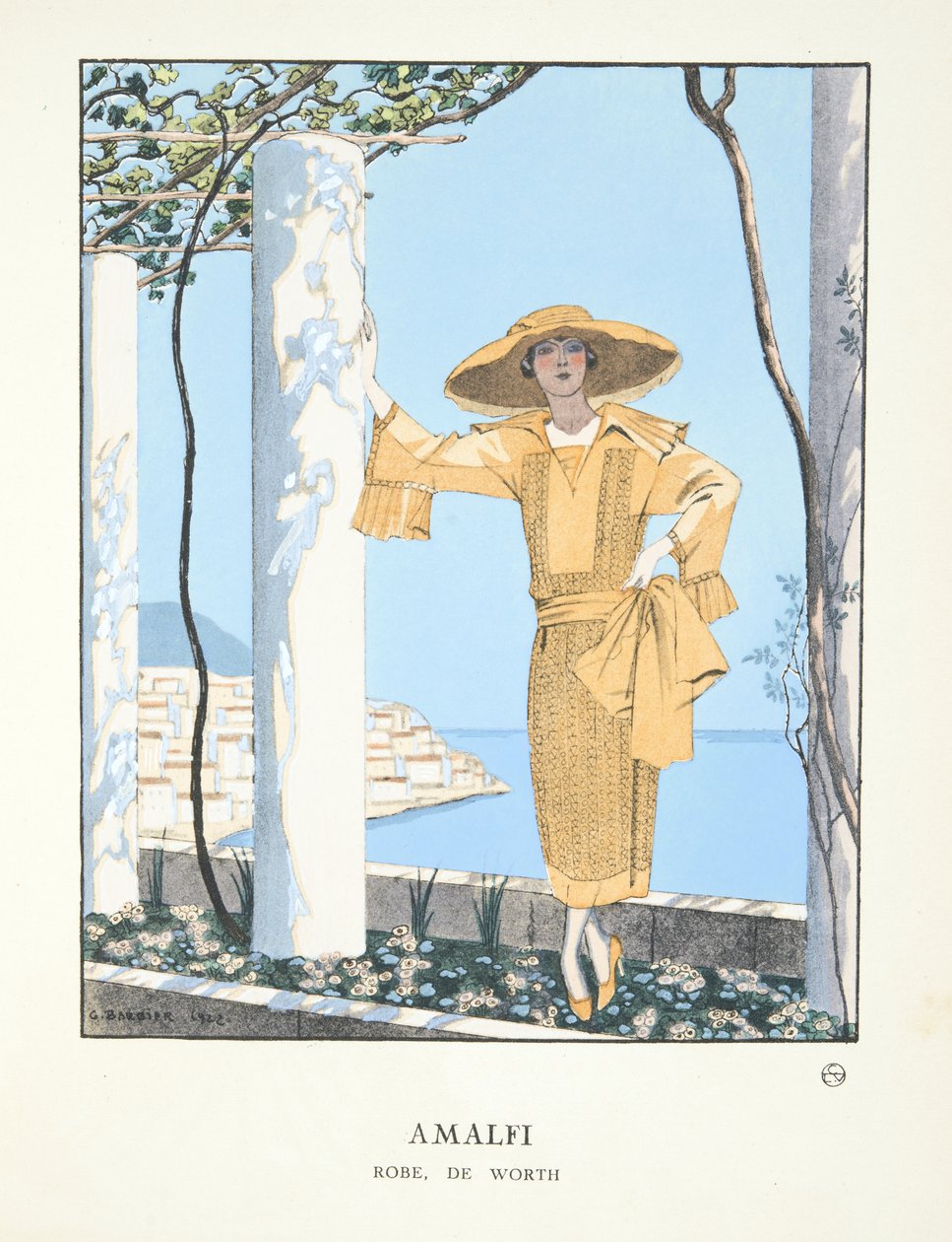 Amalfi, muotilevyjen kokoelmasta tekijältä Georges Barbier