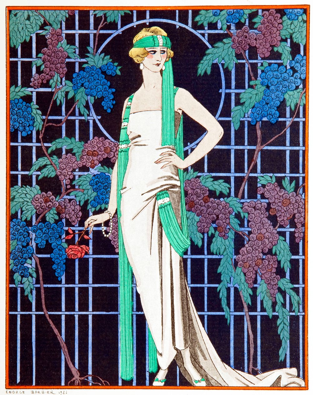 Ruusut yössä tekijältä Georges Barbier