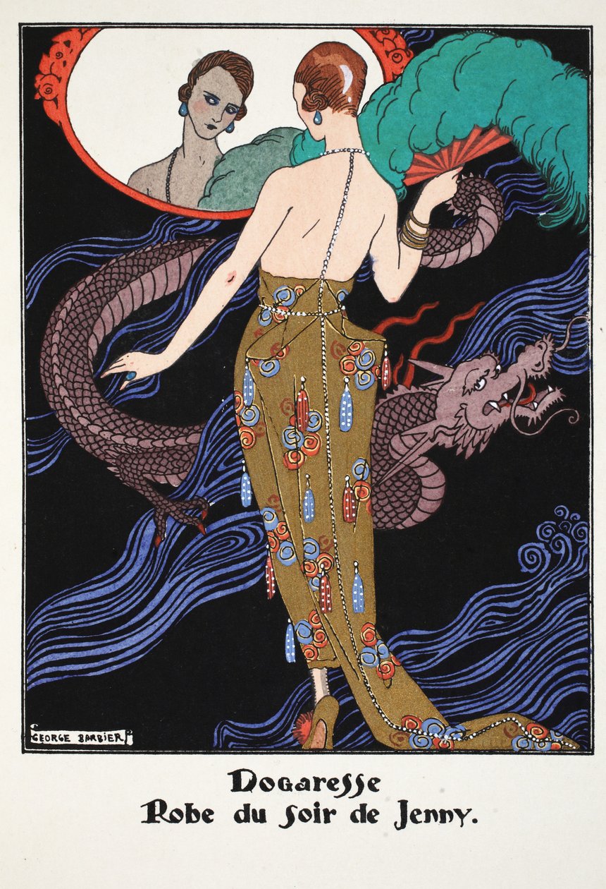 Dogaresse - Jennyn iltapuku tekijältä Georges Barbier