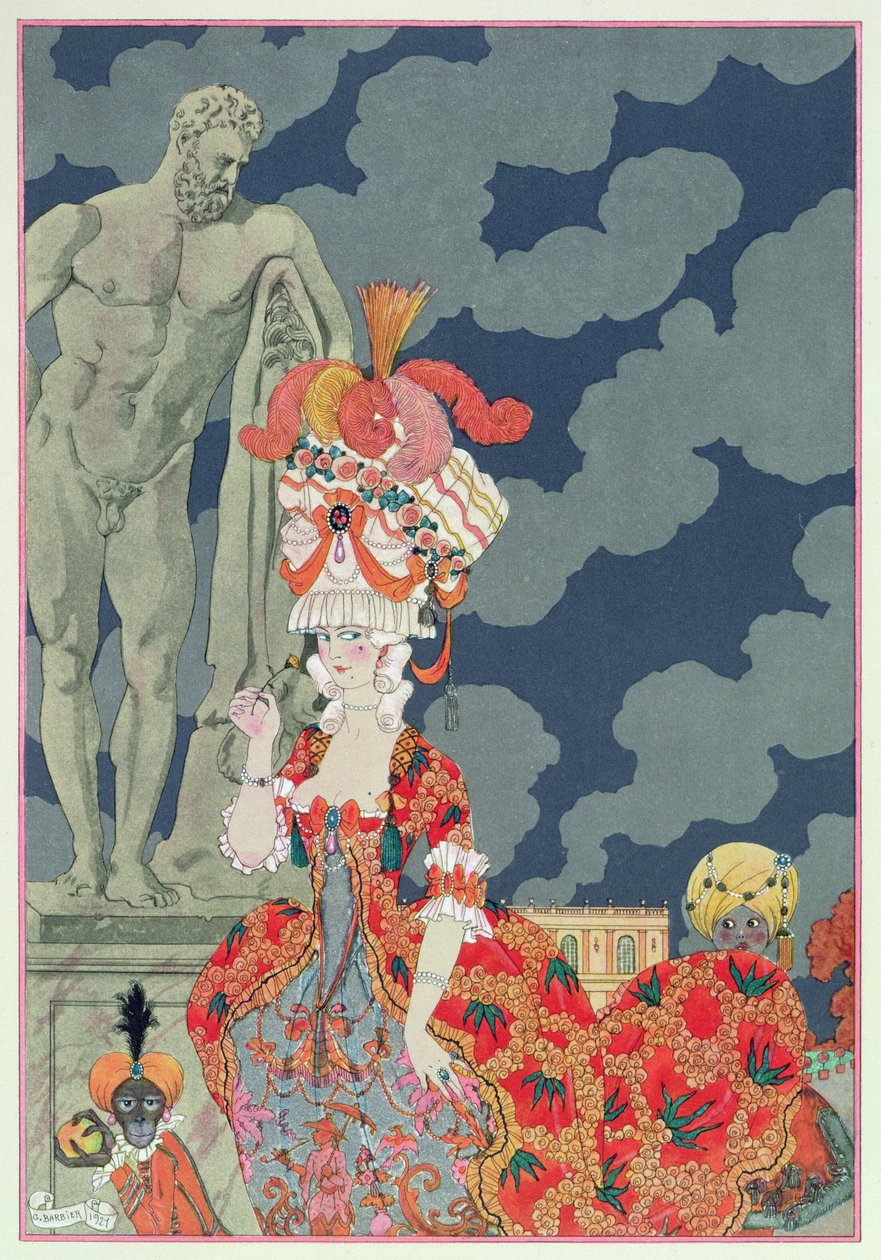 Muotia huipussaan tekijältä Georges Barbier